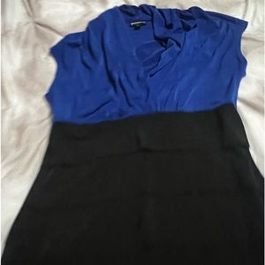 💙🖤Black & Blue stretch midi dress💙🖤